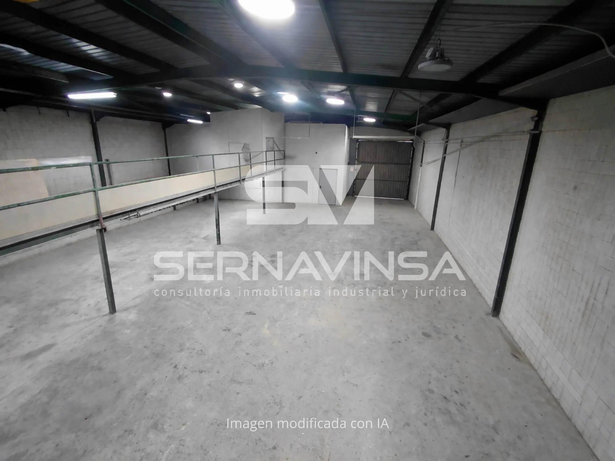 Nave industrial en Santiga, 438 m²
