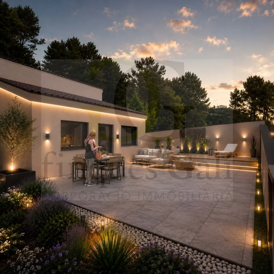 Casa nueva familiar con jardín