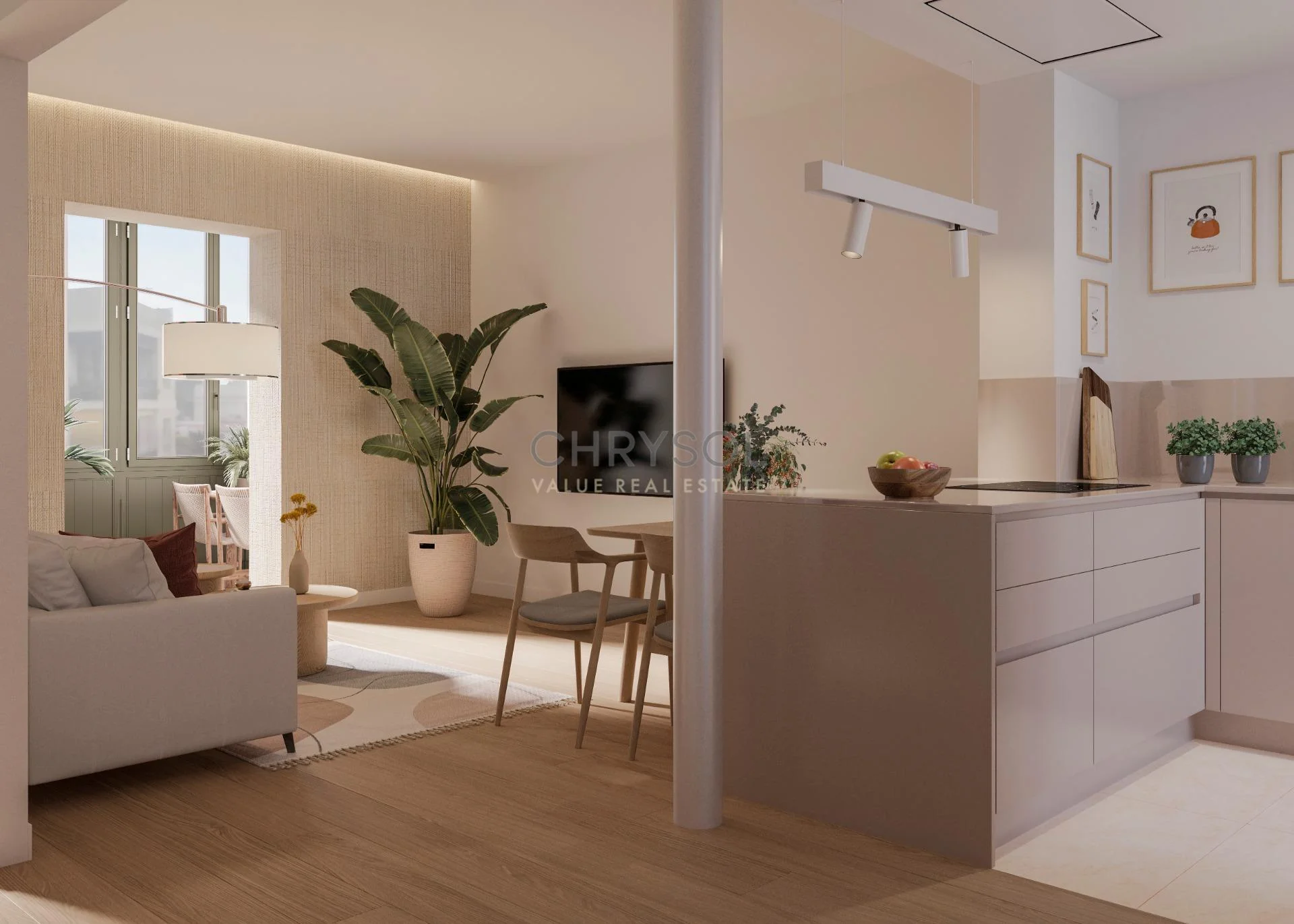 Piso de obra nueva en Eixample, 2 habitaciones