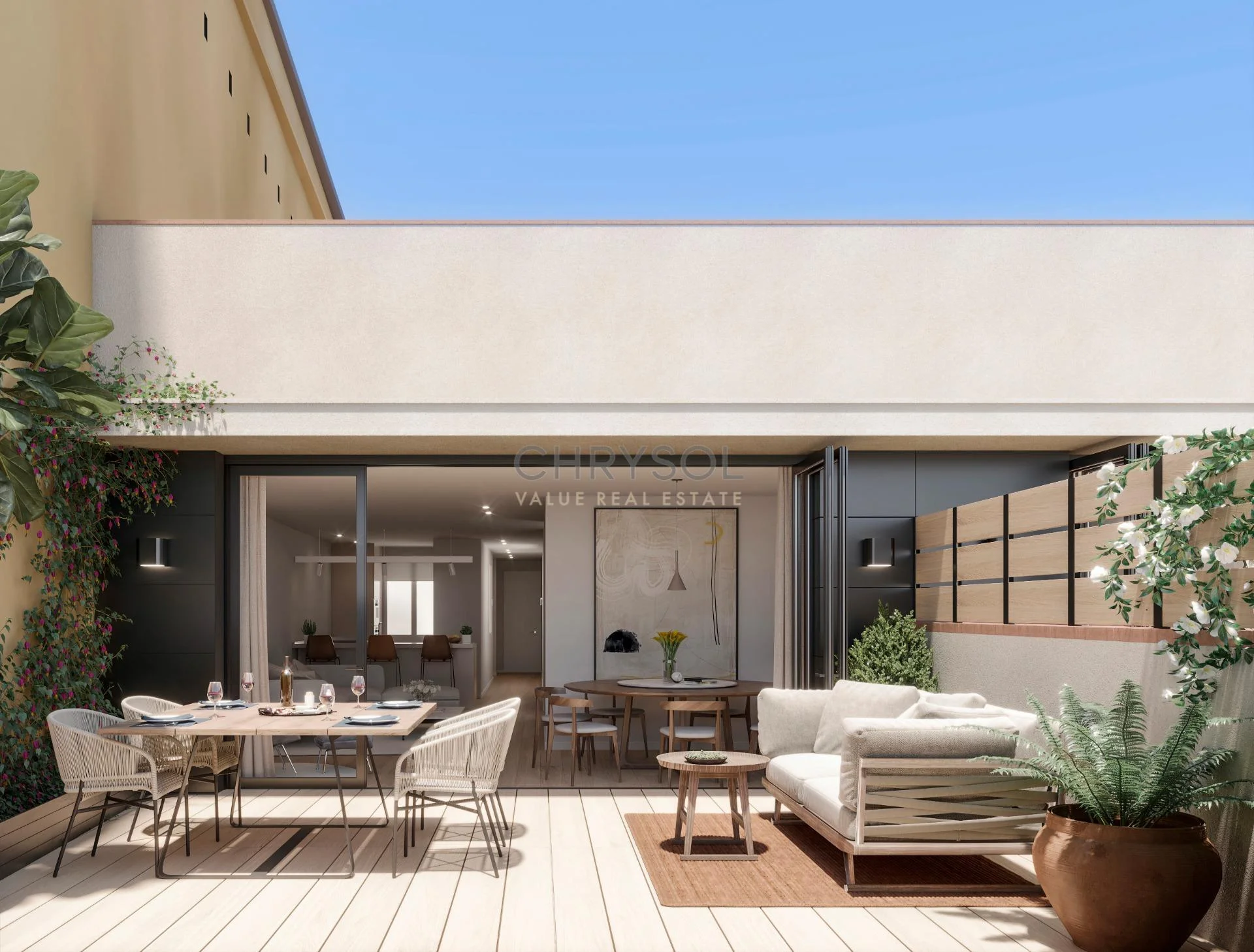 Ático de obra nueva en Eixample, 3 dormitorios