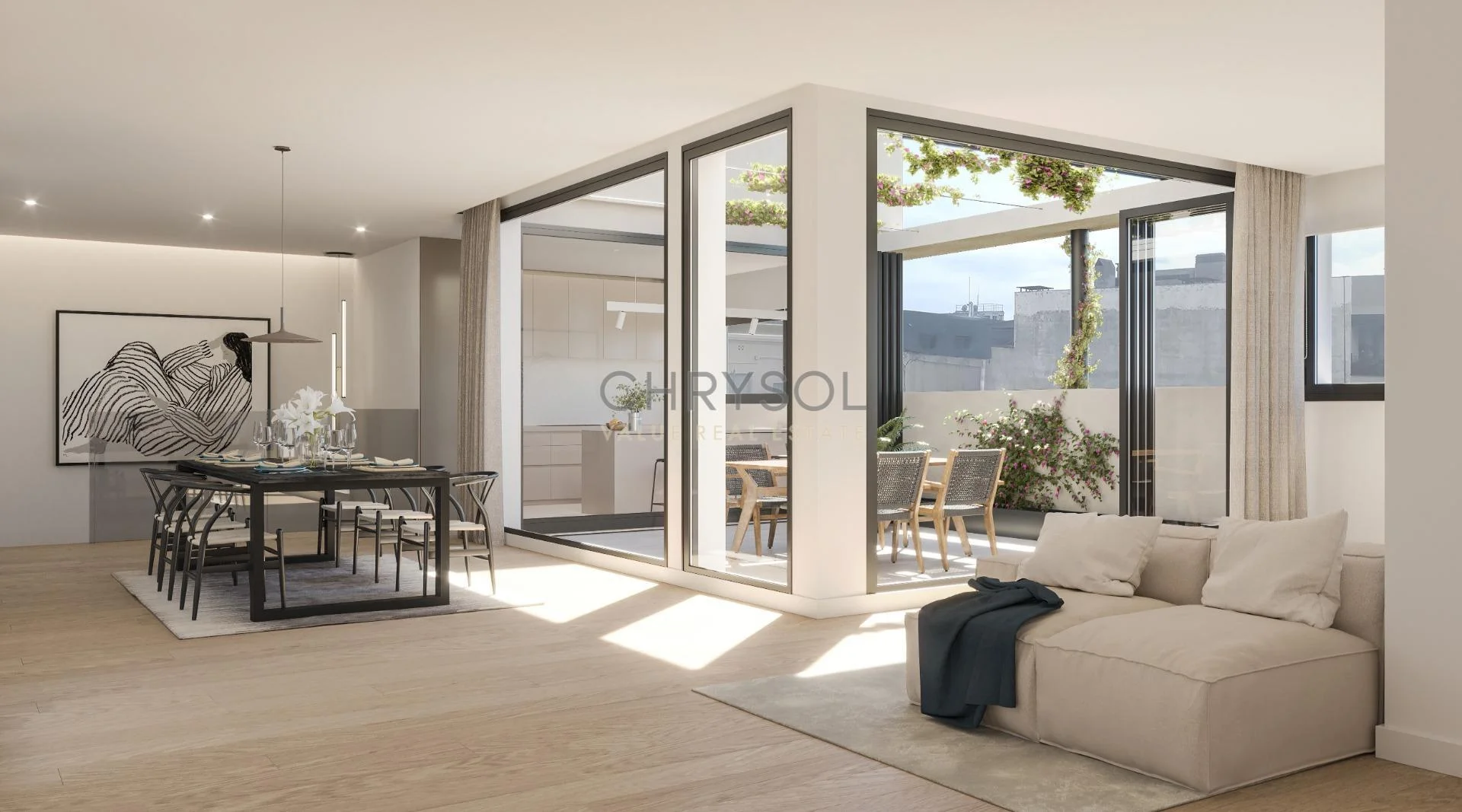 New-build Eixample penthouse, 122 m²