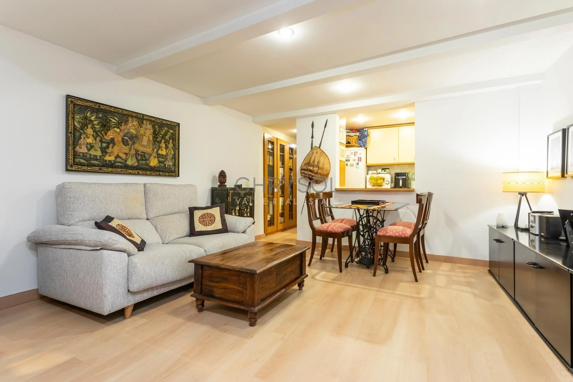 Piso en El Gòtic con terrado comunitario