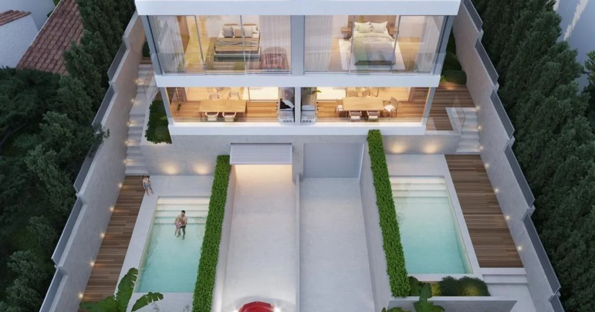 Villa sobre plano en Vallpineda, cinco dormitorios