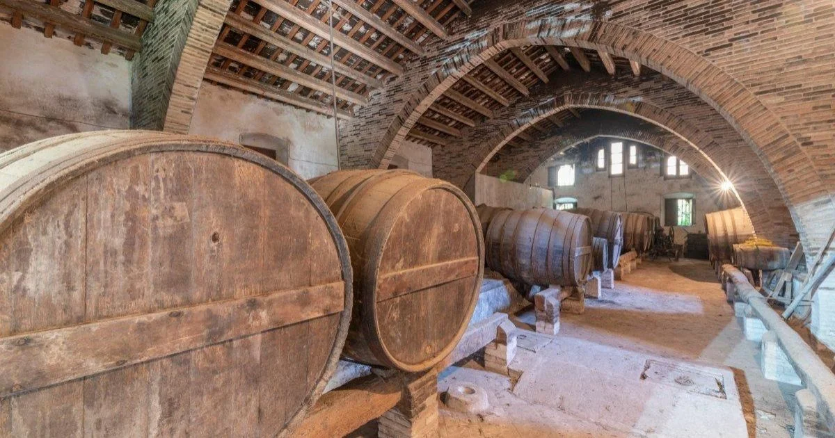 Historic farmhouse with winery and land
