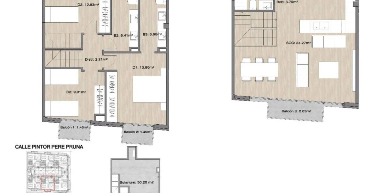 Promoción residencial sobre plano en Sitges