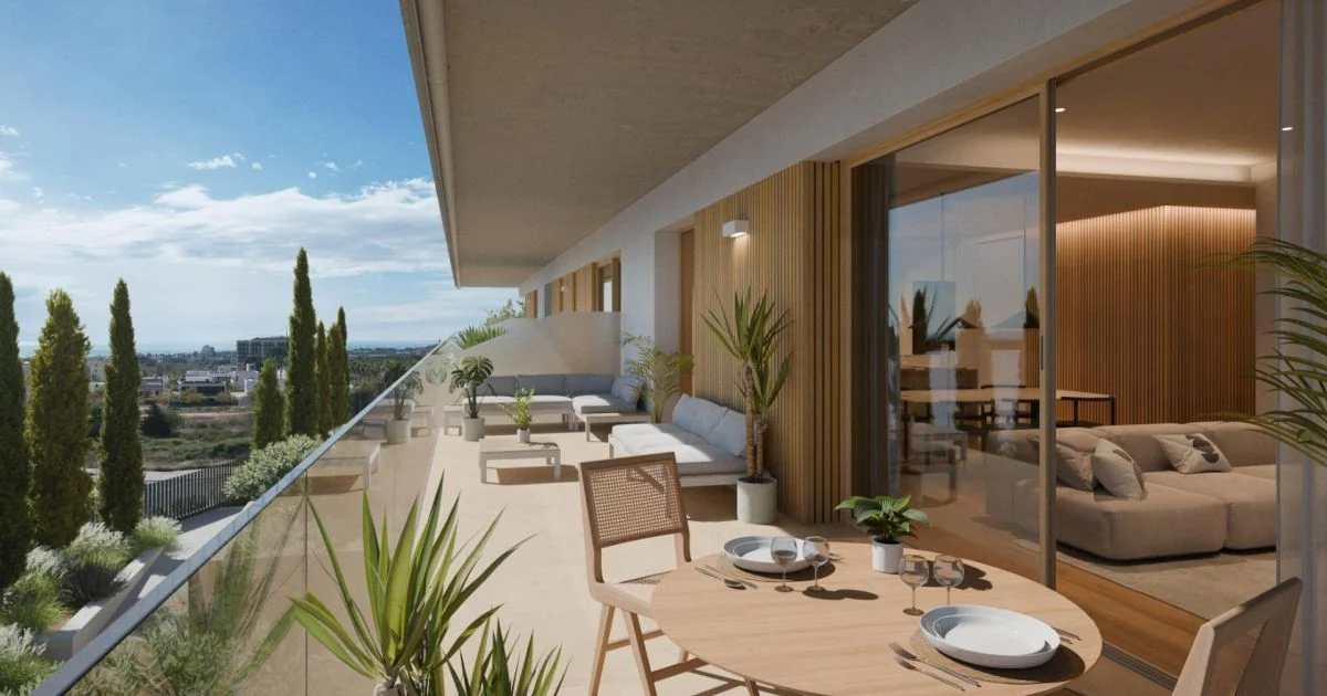 Sitges Passivhaus development with rooftop pool
