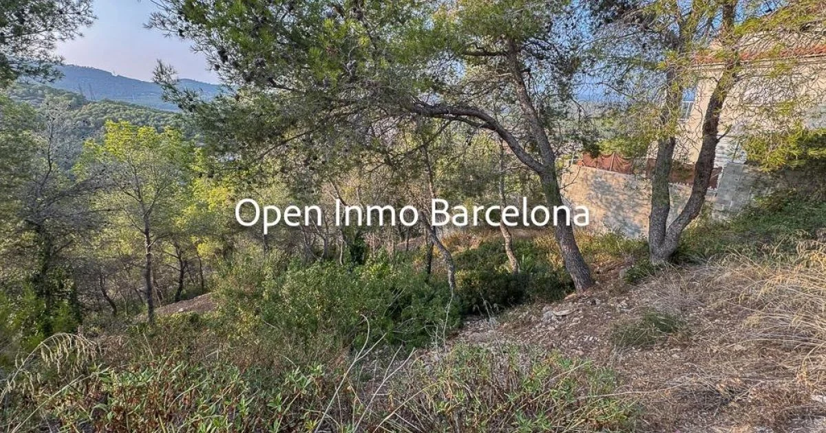 Residential plot with town views