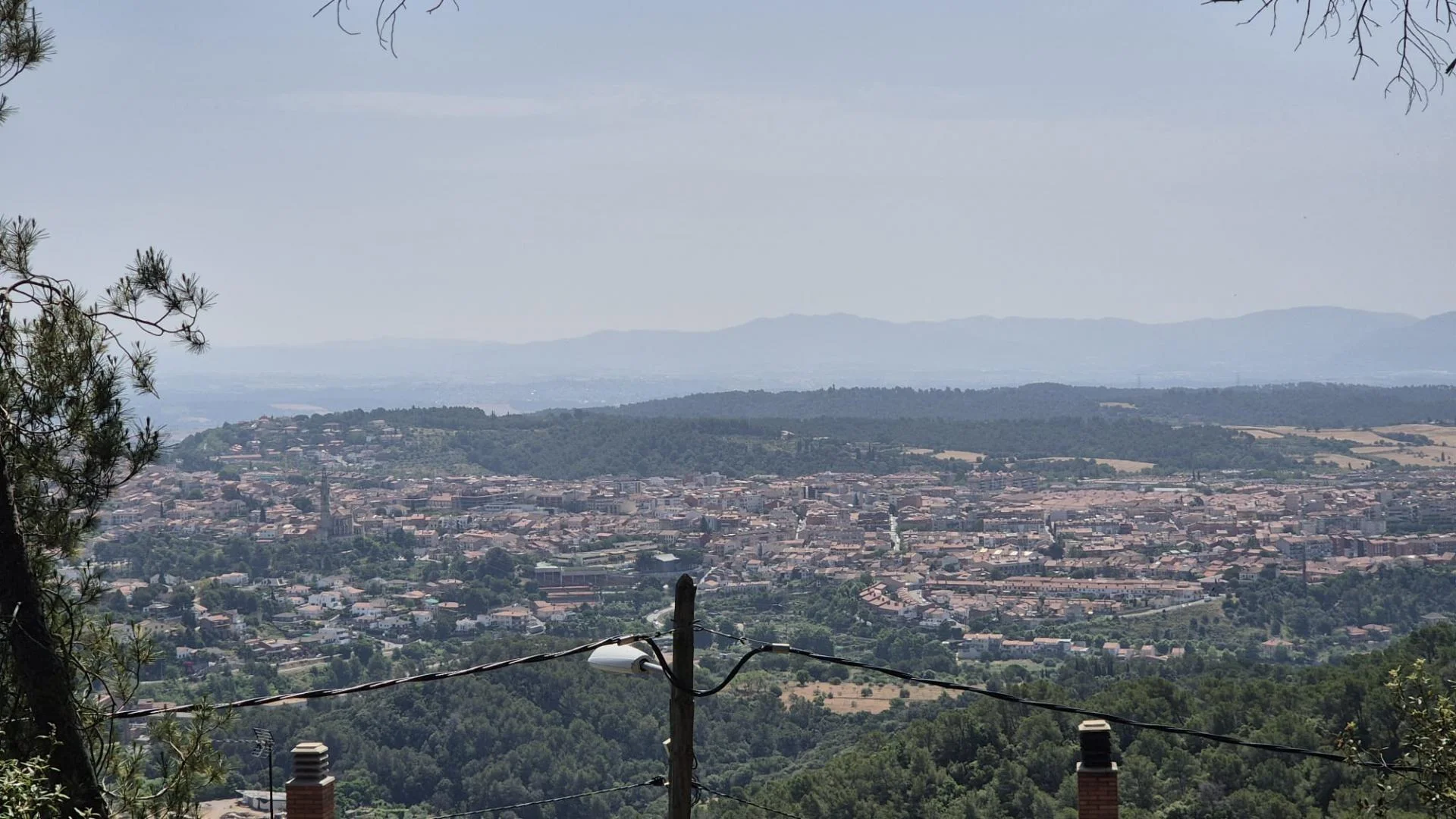 Urban plot with panoramic mountain views