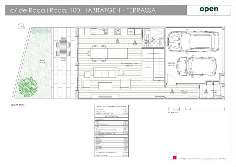 Casa familiar en Terrassa, 3 dormitorios y terraza
