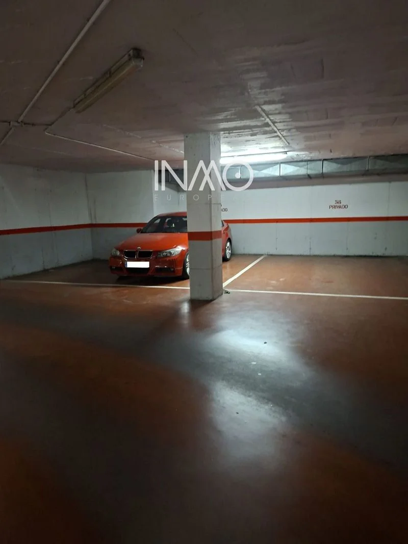 Two large adjacent parking spaces