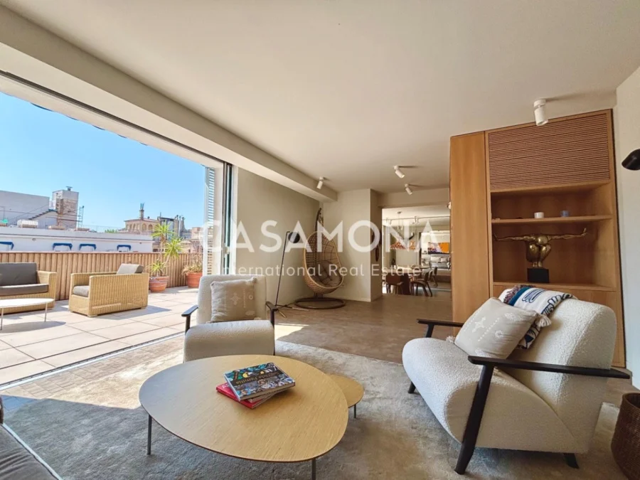 Renovated Barcelona flat with terrace