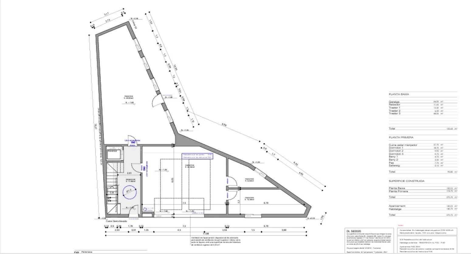 Urban plot in La Gripia, 155 m²