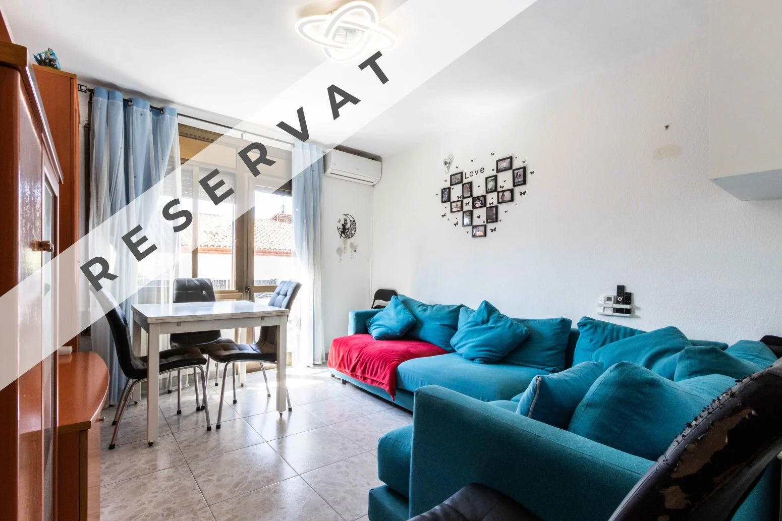 South-facing Terrassa flat, 3 bedrooms