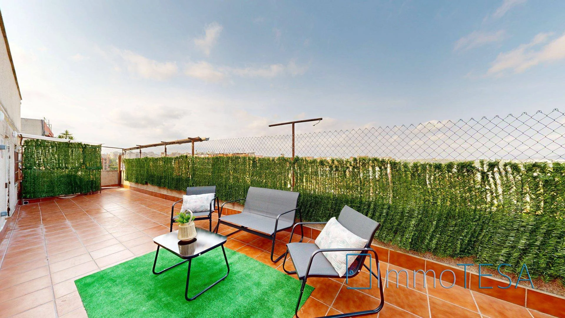 Ático reformado céntrico con gran terraza