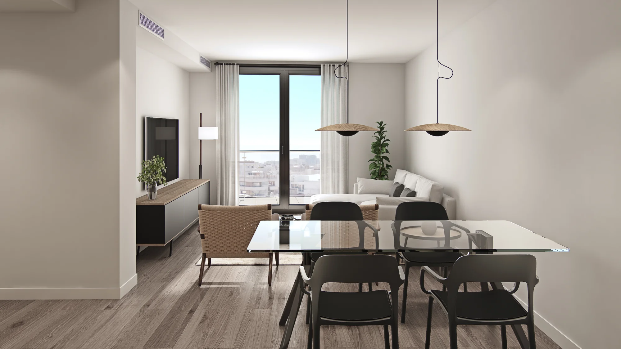 New Badalona flat, 124 m², terrace