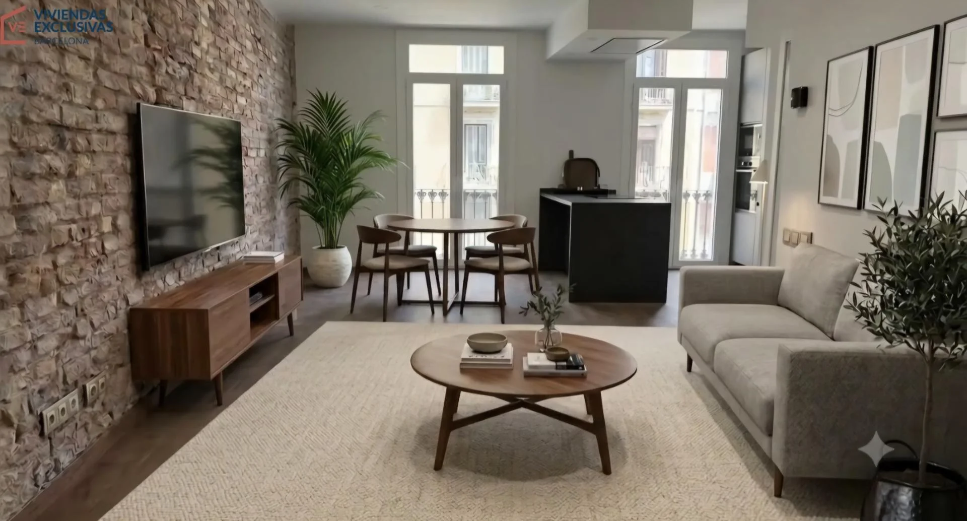 Reformed Eixample flat, two bedrooms