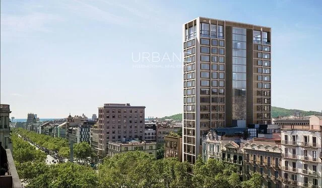 Ático de lujo en Barcelona, 2 habitaciones