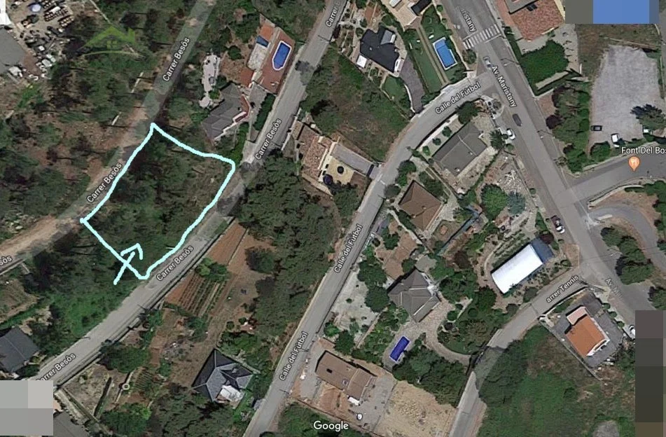 Parcela de 930 m² en Mediona