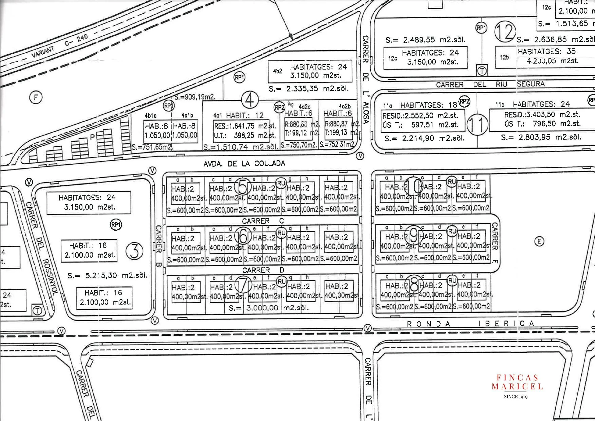 Urban plot in Vilanova, 300 m²