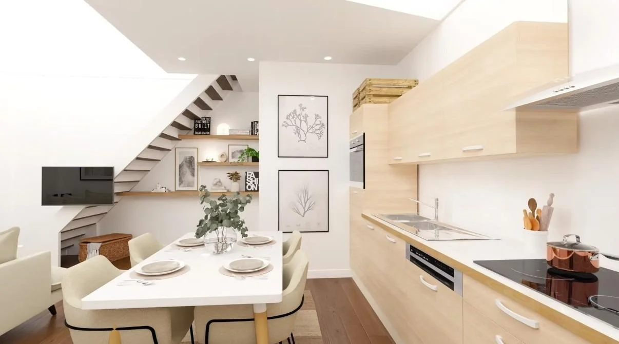 Dúplex de obra nueva en Guinardó, 2 habitaciones