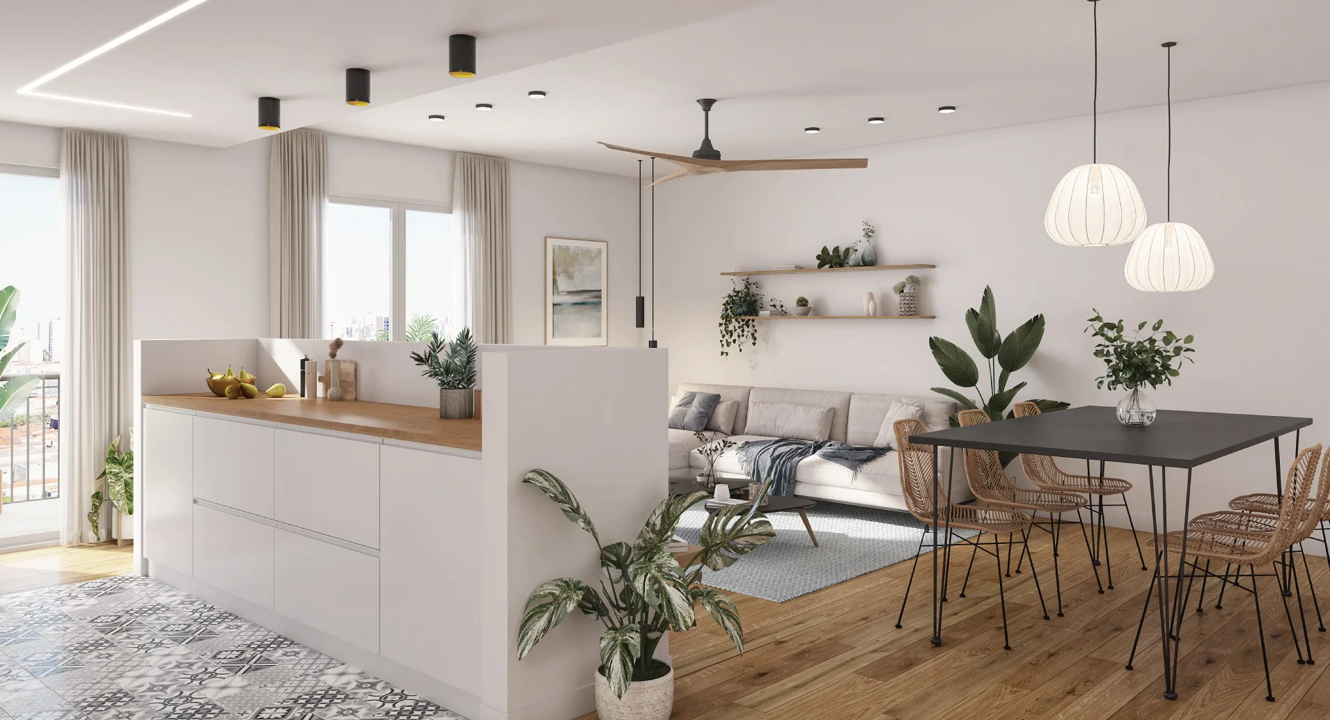 New ground-floor flat, 3 bedrooms