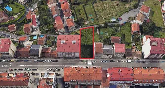 Terreno urbano residencial en Vigo, 635 m²