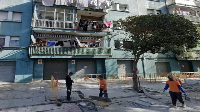 Piso alquilado de tres habitaciones céntrico