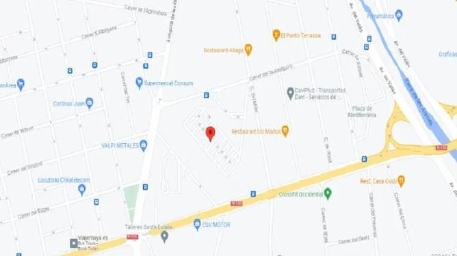 Piso ocupado en Terrassa con tres habitaciones