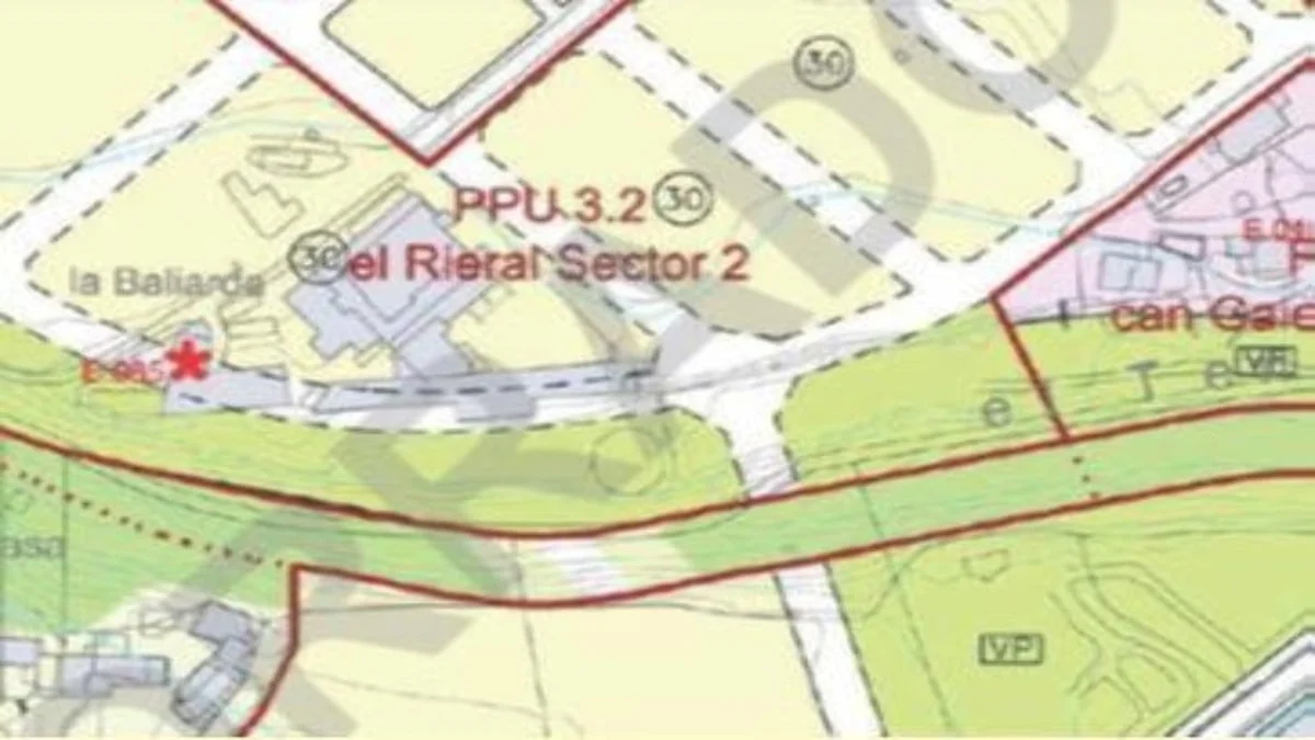 Developable residential land, 5,202 m² share