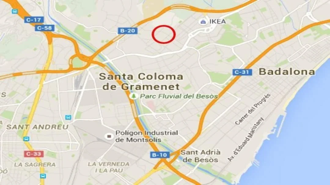 Urban plot near Santa Coloma centre