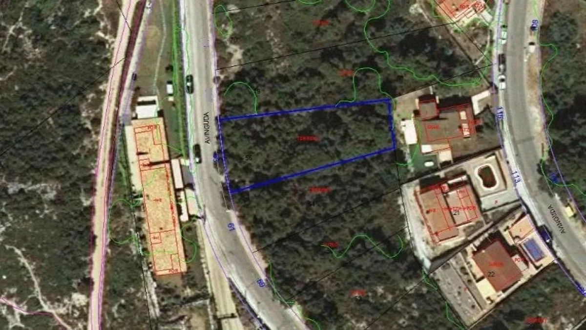 Urban Calafell plot, 554 m²