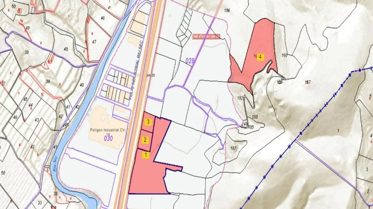 Borriol developable land, 34,957 m² buildability