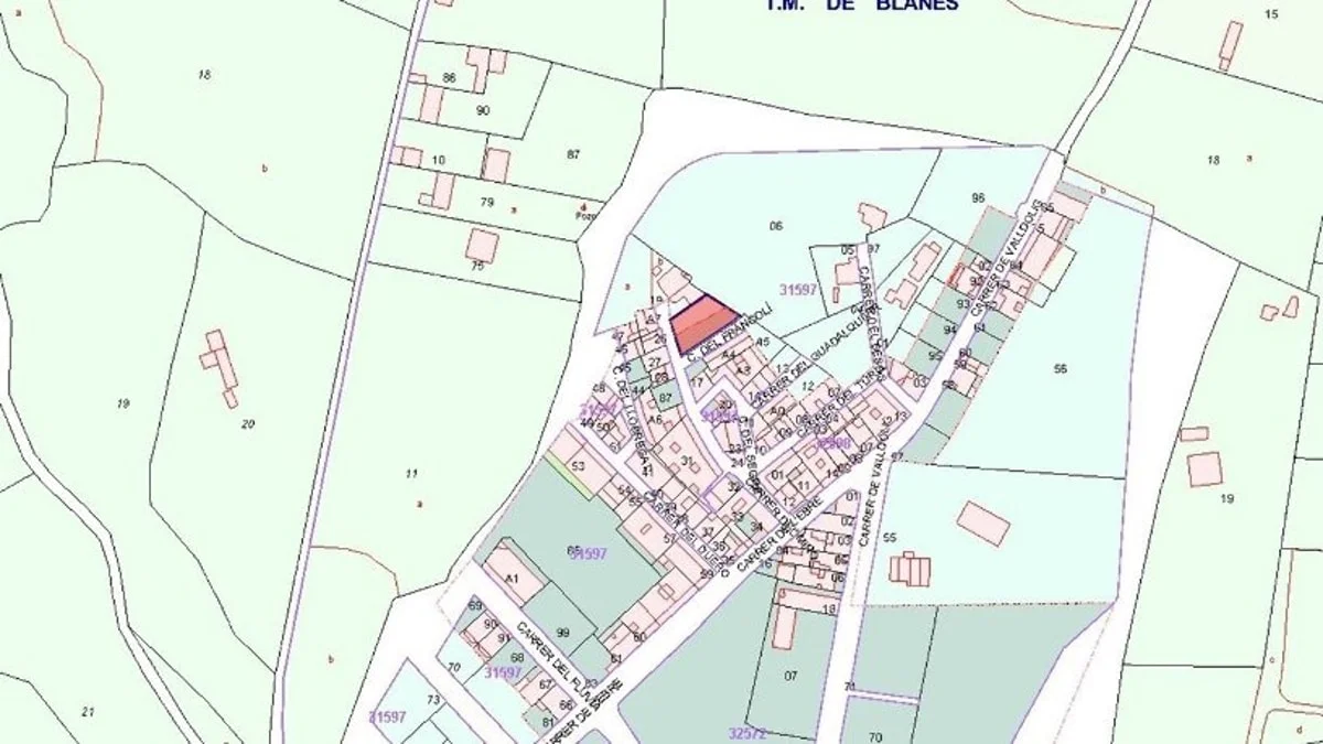 Solar urbano en Blanes con 758 m² edificables