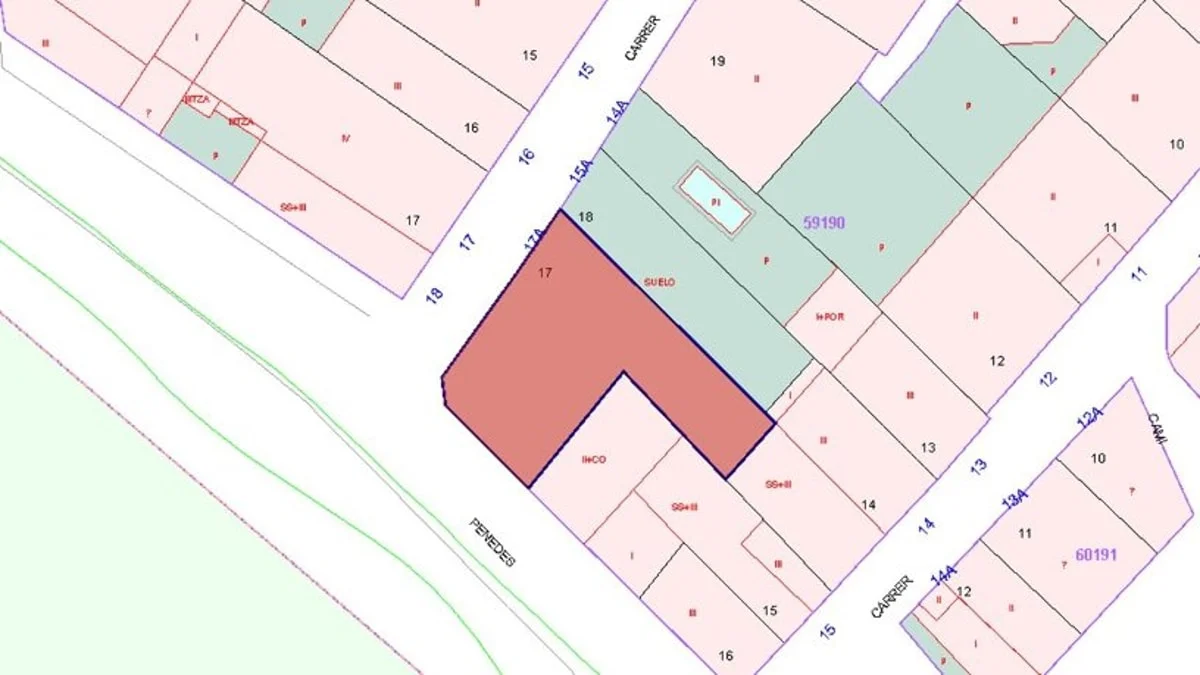 Solar urbano en Piera con 736 m² edificables