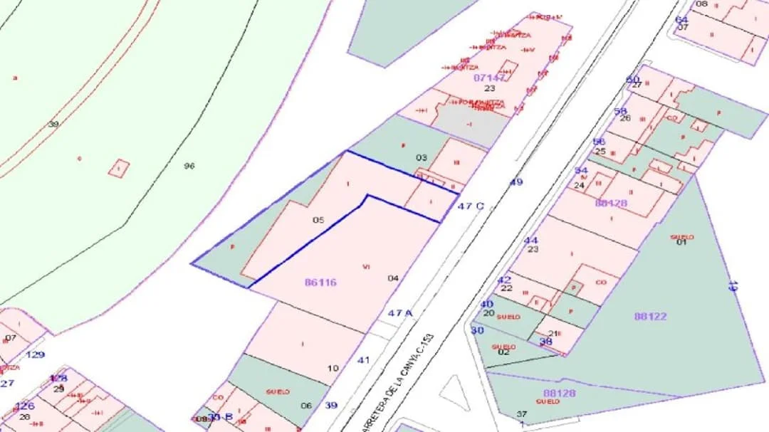 Solar urbano en Olot, 954 m²