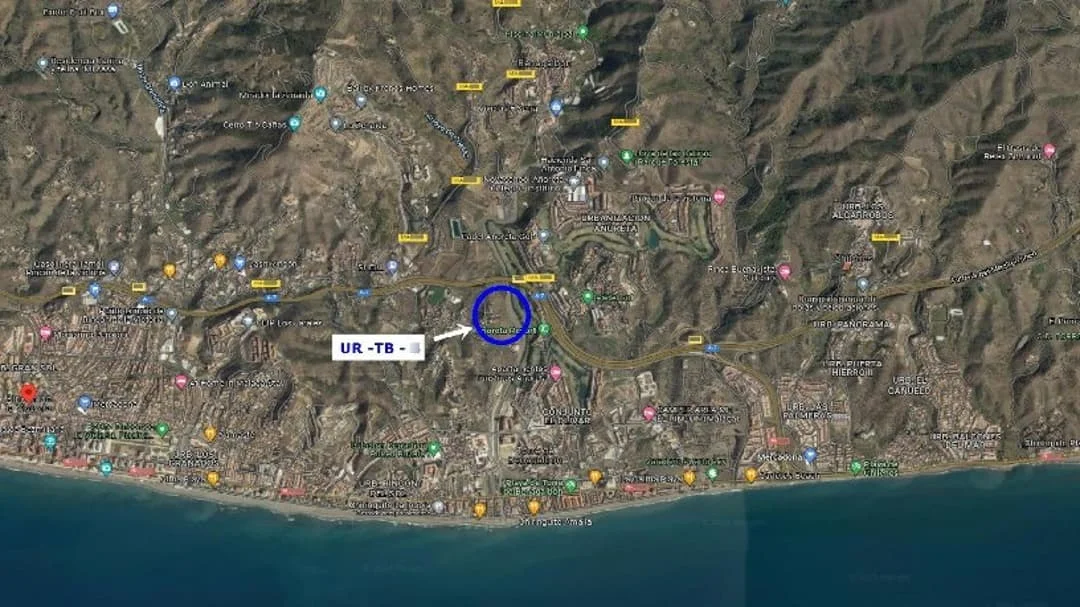Developable land near Málaga coast