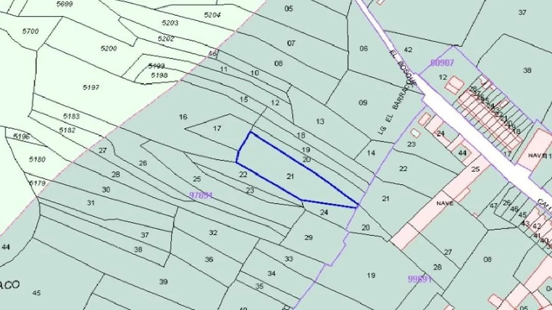 Developable residential land near Cabanillas