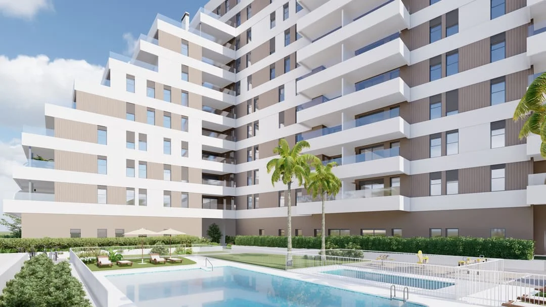 Piso nuevo en Sevilla, 3 dormitorios y piscina