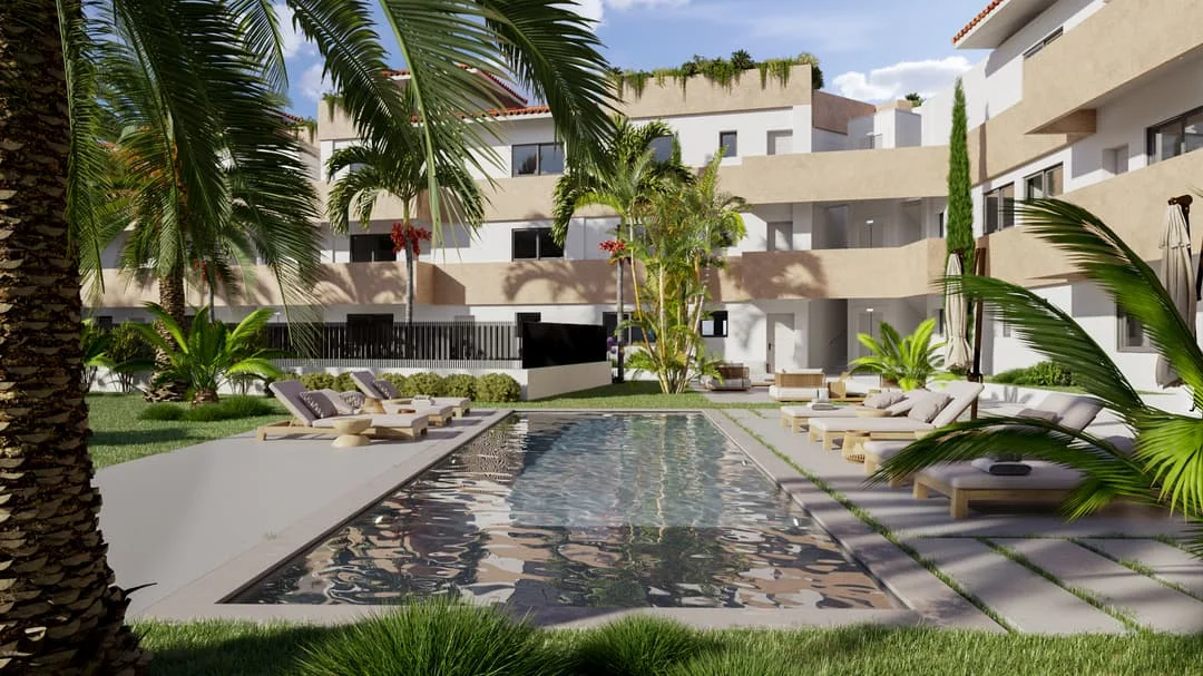 Piso nuevo en Amarilla Golf, 1 dormitorio