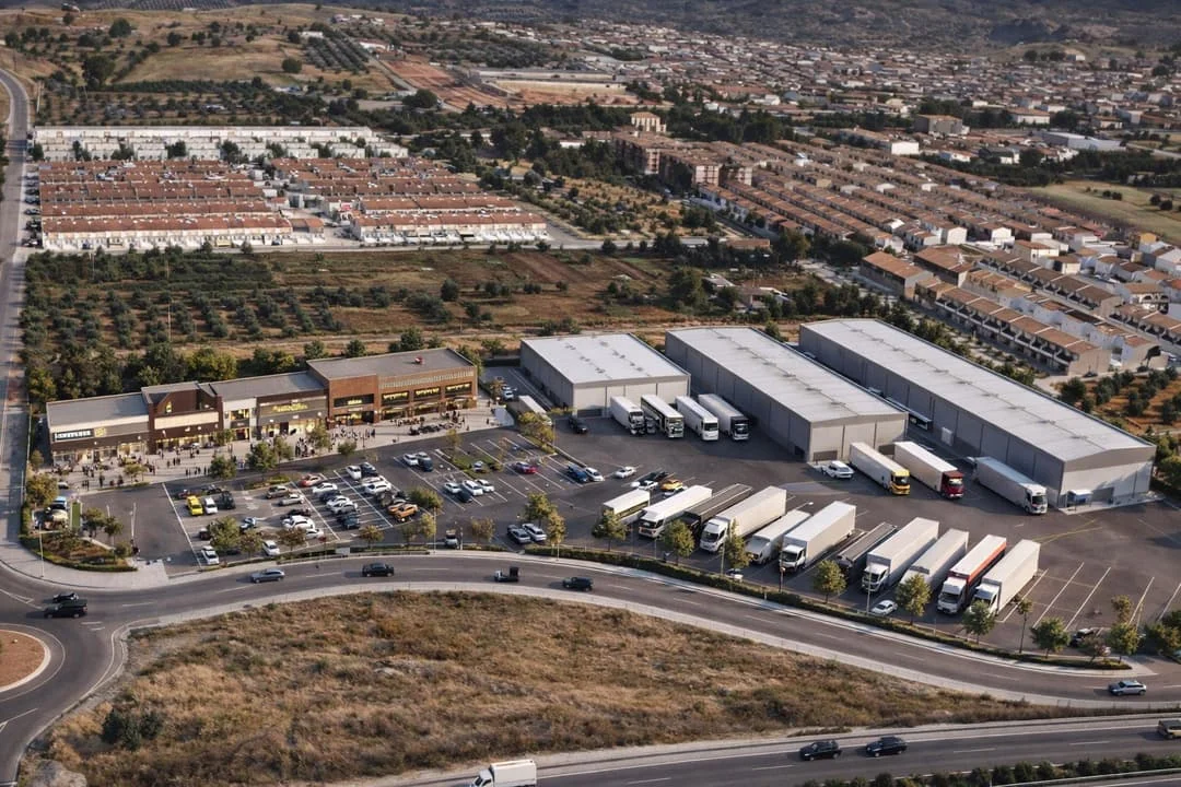 Urban logistics land with motorway access
