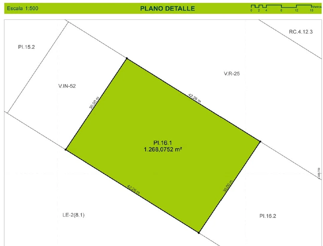 Industrial land in Madrid, 5,759 m²
