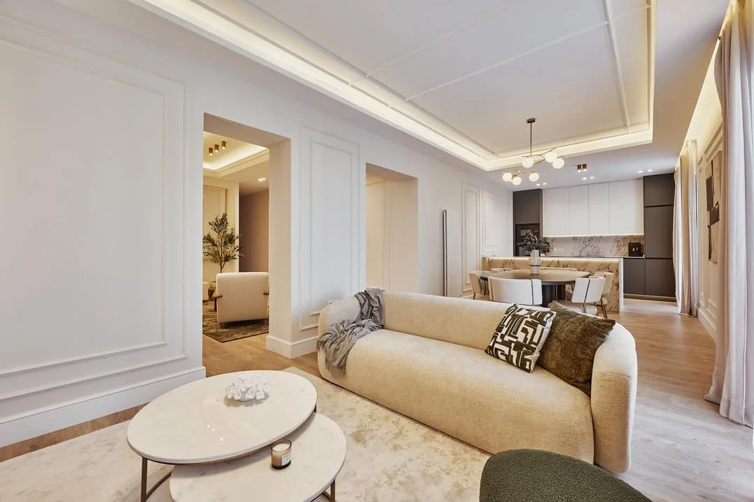 Piso de lujo reformado en Madrid, 2 habitaciones