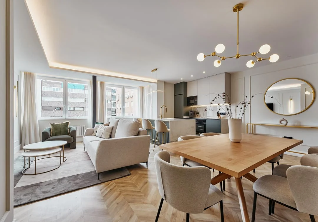 Renovated Madrid flat with communal pool