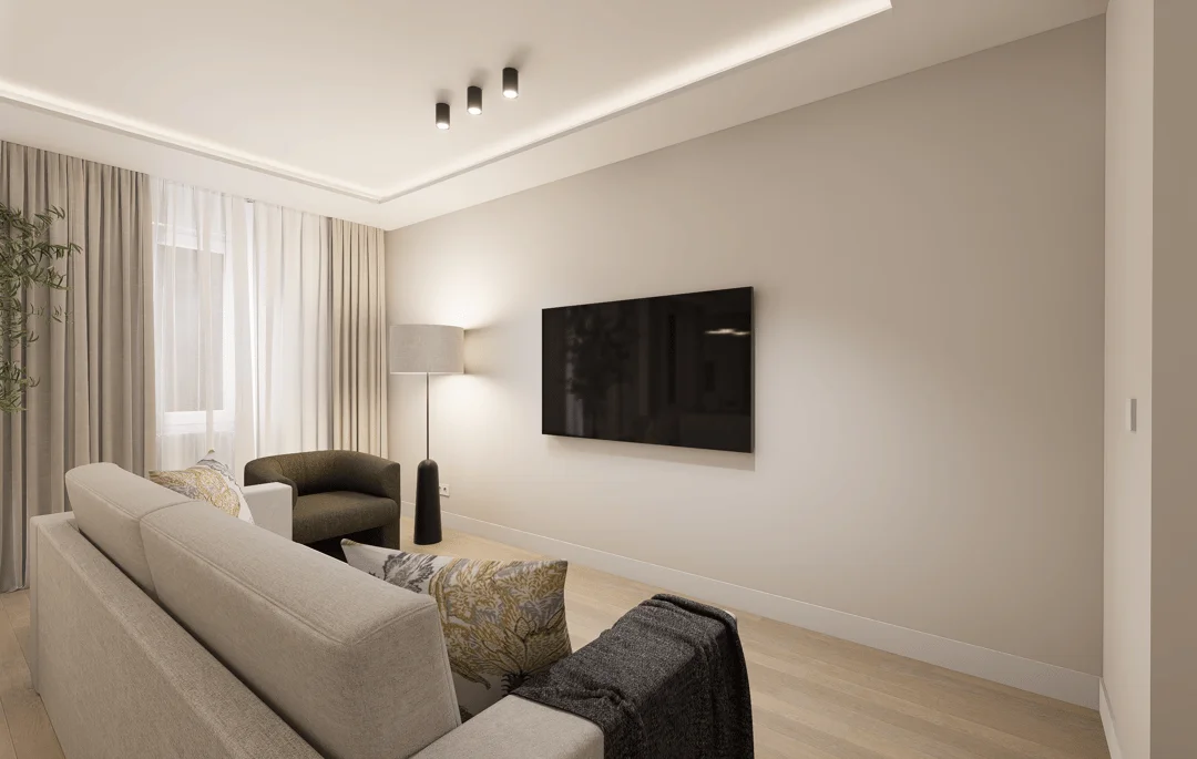 Piso junto al Retiro con tres baños