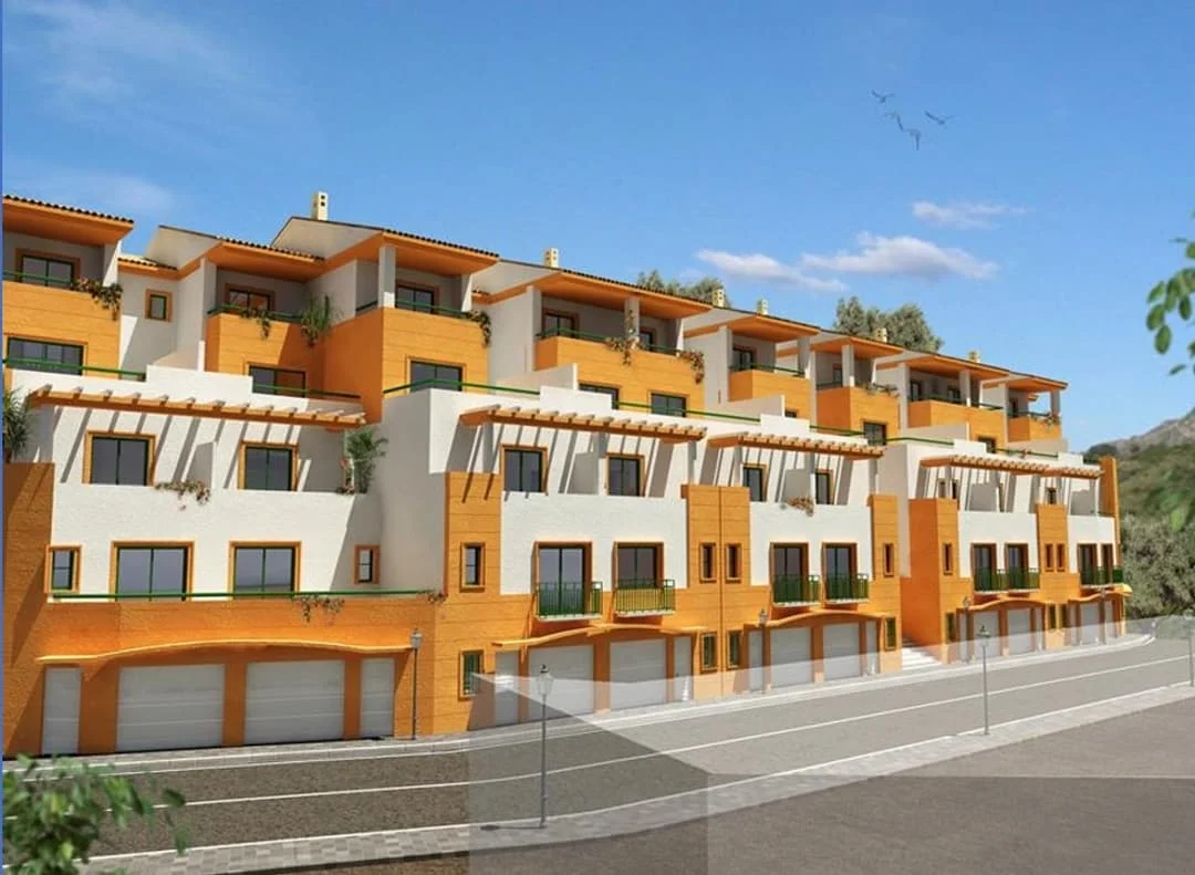 Urban plot with approved townhouse planning
