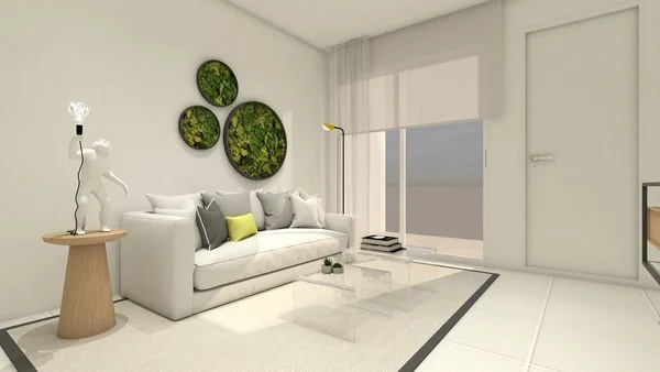 Bungalow pareado con piscina comunitaria