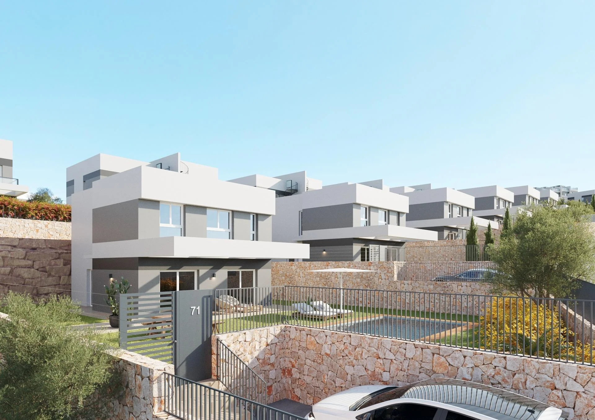 Chalet nuevo en Finestrat, 4 dormitorios