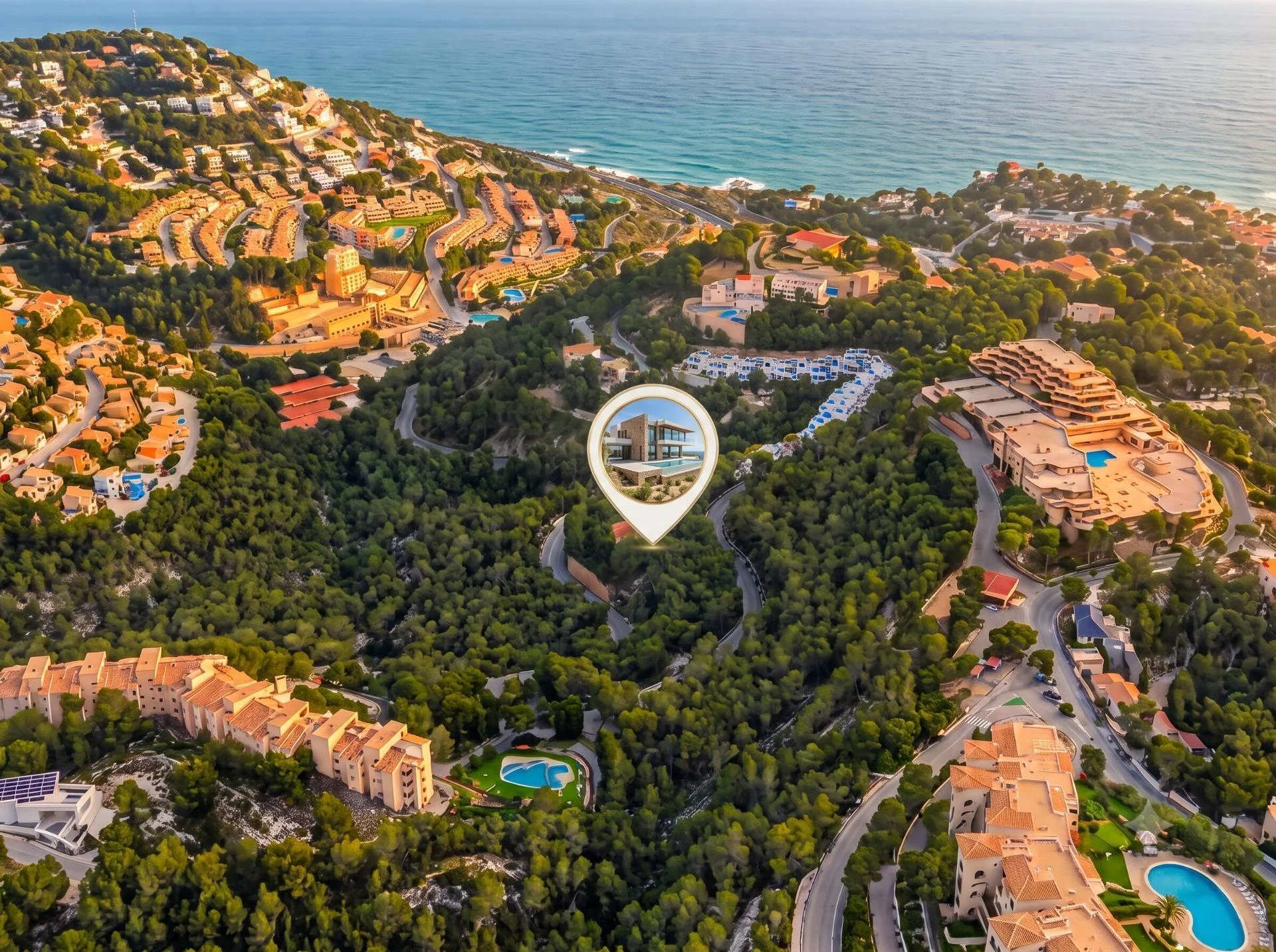 Parcela edificable de 1.758 m² en Altea Hills