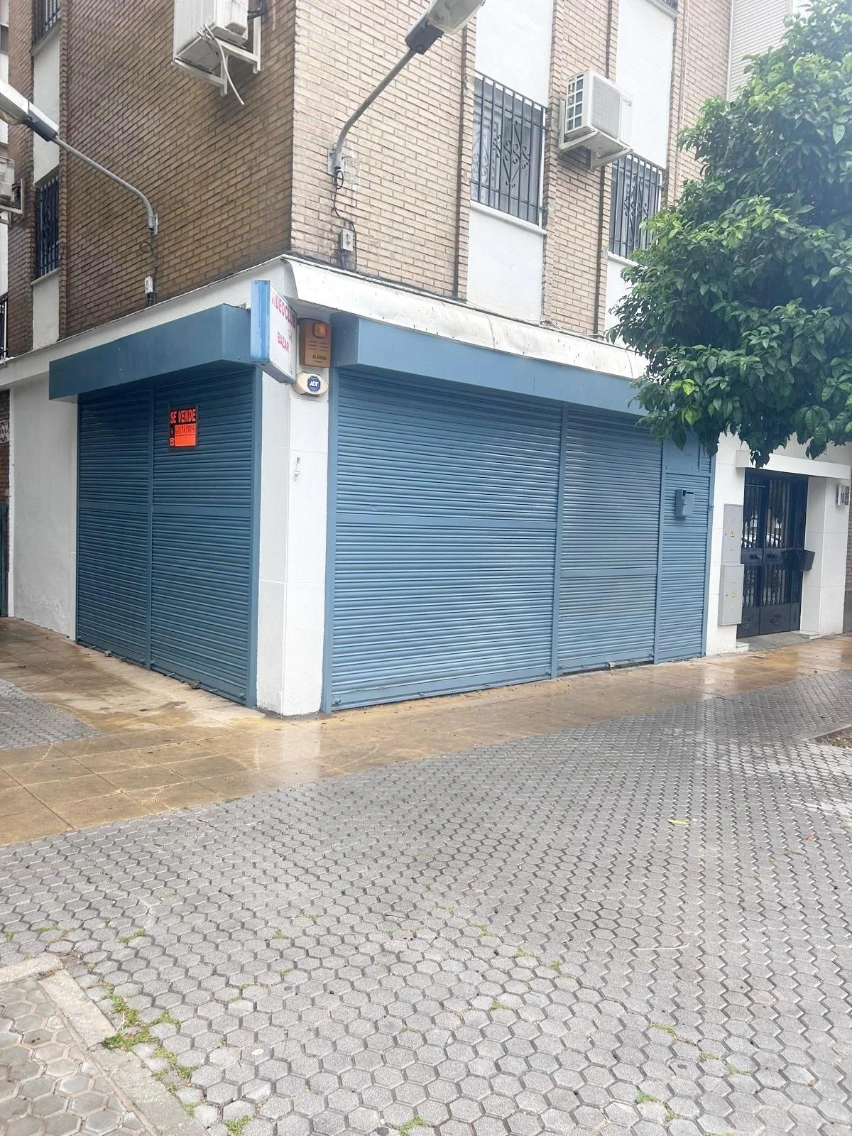 Bright 43 m² corner commercial unit