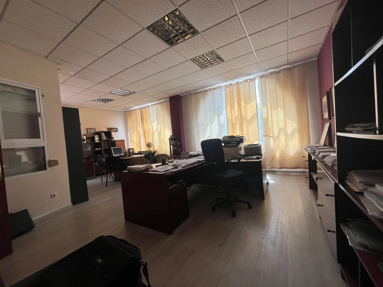 Top-floor office with rooftop terrace